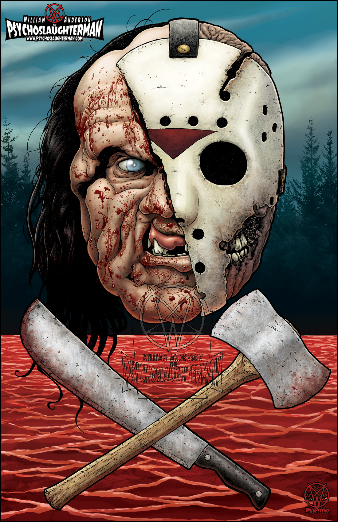 psychoslaughterman:   “Victor Voorhees” 2016 May only have 1 Friday the 13th