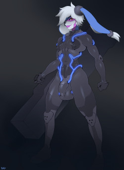 certifiedhypocrite:  r4drawings:@snaokidoki‘s gorgeous snao, field testing a stealthy bio suit. WARNING!: may cause huge growth of body parts. hope everyone enjoys it!I FOUND IT. I found it. I was asleep when r4 was working on this ;_; I wish this had