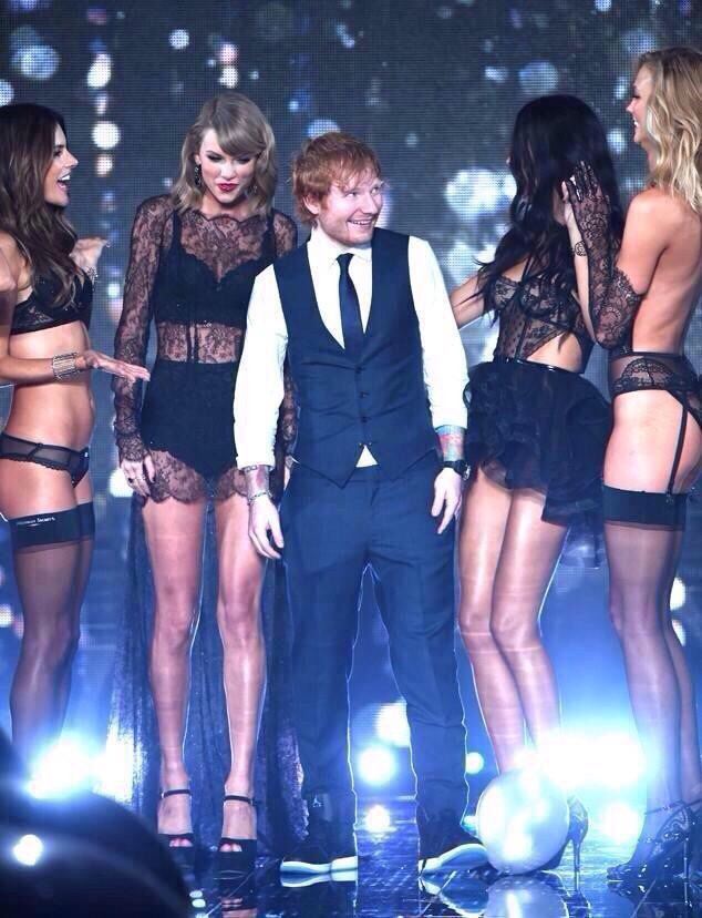 unreacts:  all i want is to be as happy as ed sheeran is in this photo