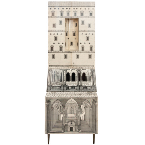 anxietyofinfluence:Piero Fornasetti & Gio Ponti's Architecturra cabinet of dreams.