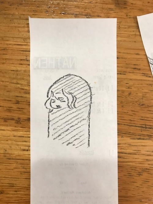 also yesterday I doodled a bunch of the Made In Abyss cast from memory with the shitty black crayon 