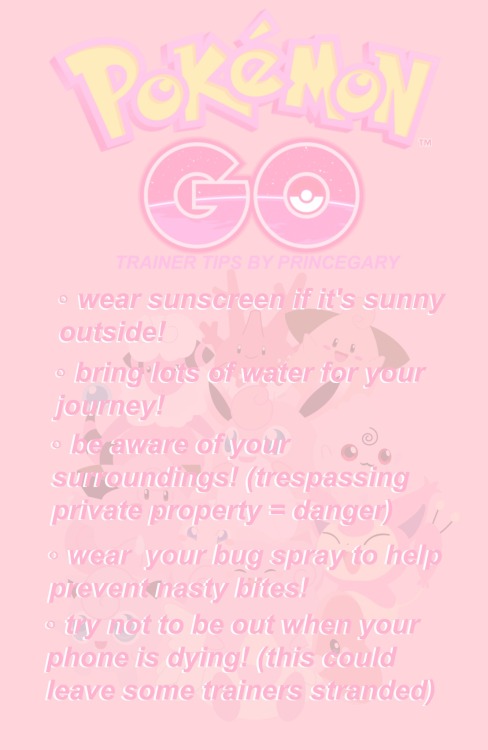 princegary:  trainer tips to have fun &amp; stay safe!