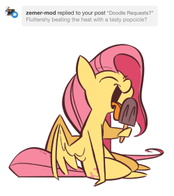 Fluttershythekind: Popsicle Are A Great Way To Beat The Heat ^_^ Fluttershy Has Selected