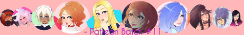 Hey guys! The Patreon Batch #11 is up in Gumroad for direct purchase!!This pack includes: -Anna (Fire Emblem)-Annabell (OC)-Cristal x Magnus (OCs)-Haru (Persona 5)-Lea (OC)-Lisara (OC)-Majin Android 21 (Dragon Ball Fighter Z)-Nicole (OC)-Sheena Fujibayash