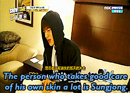 The member who takes good care of his skin the most - Myungsoo’s choice is Sungjong