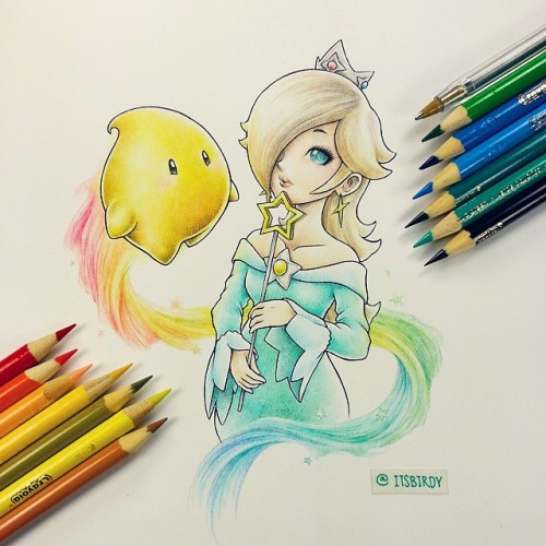 itsbirdyart: Plump. #Luma #Rosalina