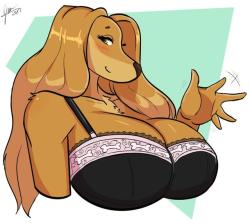 J-Wink:something About Drawing @Cherrikissu‘s Dog Mom Is Very Cathartic. Is It