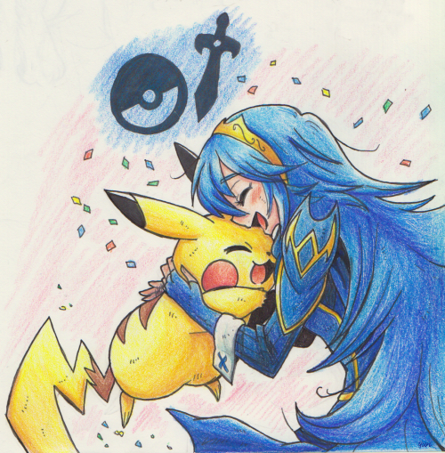 the-lesbian-fennekin:and the winner is… BLUE TEAM.Pretend Pika lost his hat or something idk. I can’