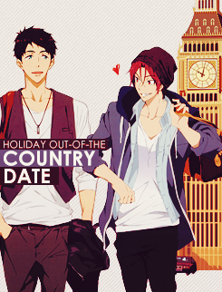 lordzuuko:  ReiGisa on a movie date, just perfect for starters! MakoHaru are veterans