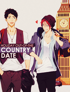 lordzuuko:  ReiGisa on a movie date, just perfect for starters! MakoHaru are veterans so they’d settle for something simple now like a date in the library! SouRin have a lot of catching up to do and what better way than to tour the world together? 