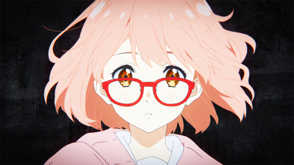good7luck:  Kuriyama Mirai in Kyoukai no Kanata ED I love her so much X)