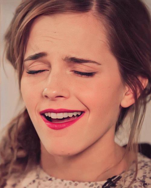 baddestbitchesglobal:Emma Watson In ecstasy.