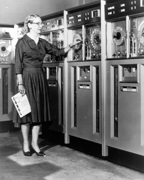 jtotheizzoe:Grace HopperRear Admiral Grace Hopper would have been 107 today, and is being honored wi