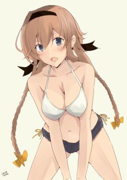 【二次・ZIP】スケベボディを堪能したい艦これ照月ちゃんの可愛い画像まとめ