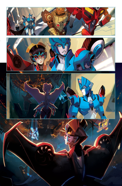 fayren:Some clean versions of the pages that just went up on Newsrama. Windblade #1 comes out in two