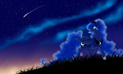 striped-chocolate:  &ldquo;Star flying to the sun&rdquo; I love Princess Luna. 