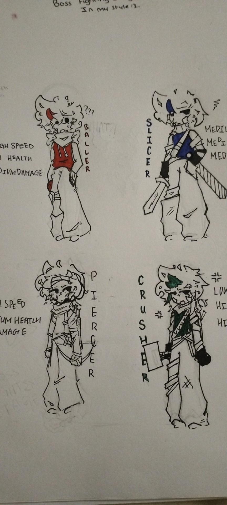 Apparently This Is What My Old Style Looks Like..The Four Masters In My Old Style :3 //I Got Lazy On