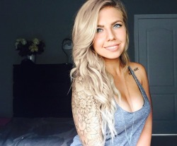 fitfemmefille:  learning to love myself again, and it feels great.  Such pretty eyes. Love the tattoo as well! :-)