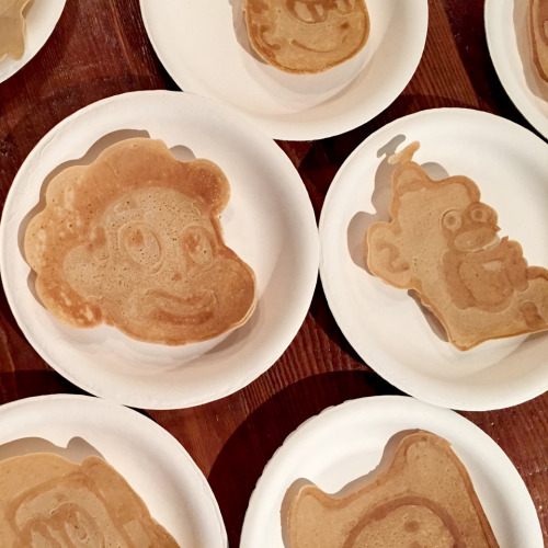 These are too cute to eat! Pancakes by Ashleigh-Lauren Perez, from our Cartoon Network Studios.                                                                     