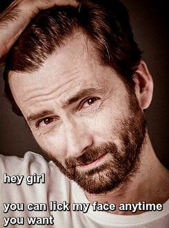 XXX rexalexander:  Hey Girl - David Tennant edition photo