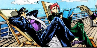 daily-kakyoin-jotaro:THEY ARE JUST VIBING!!!!!!! LET THEM VIBE!!!!