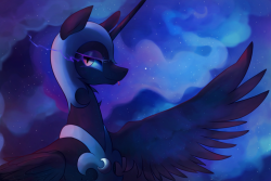 lunarphoenix:  Night of darkness. by Marenlicious