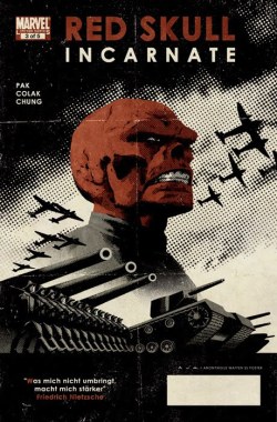 gnarlycovers:  Red Skull #3 (Marvel Comics - November 2011) Illustrator: David Aja 