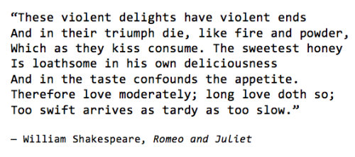 lunere:  William Shakespeare, Romeo and Juliet