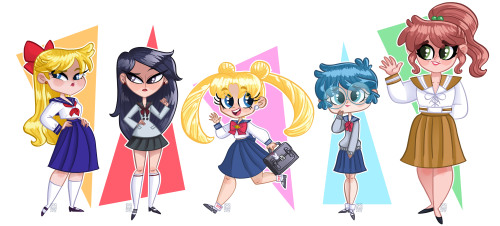 Sailor Moon-INNER SENSHI and Tuxedo Mask/Kameninstagram • redbubble * twitter