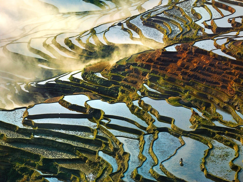 thekhooll:  Beauty Paddy of China Thierry BornierThe Hani Rice Terraces, covering