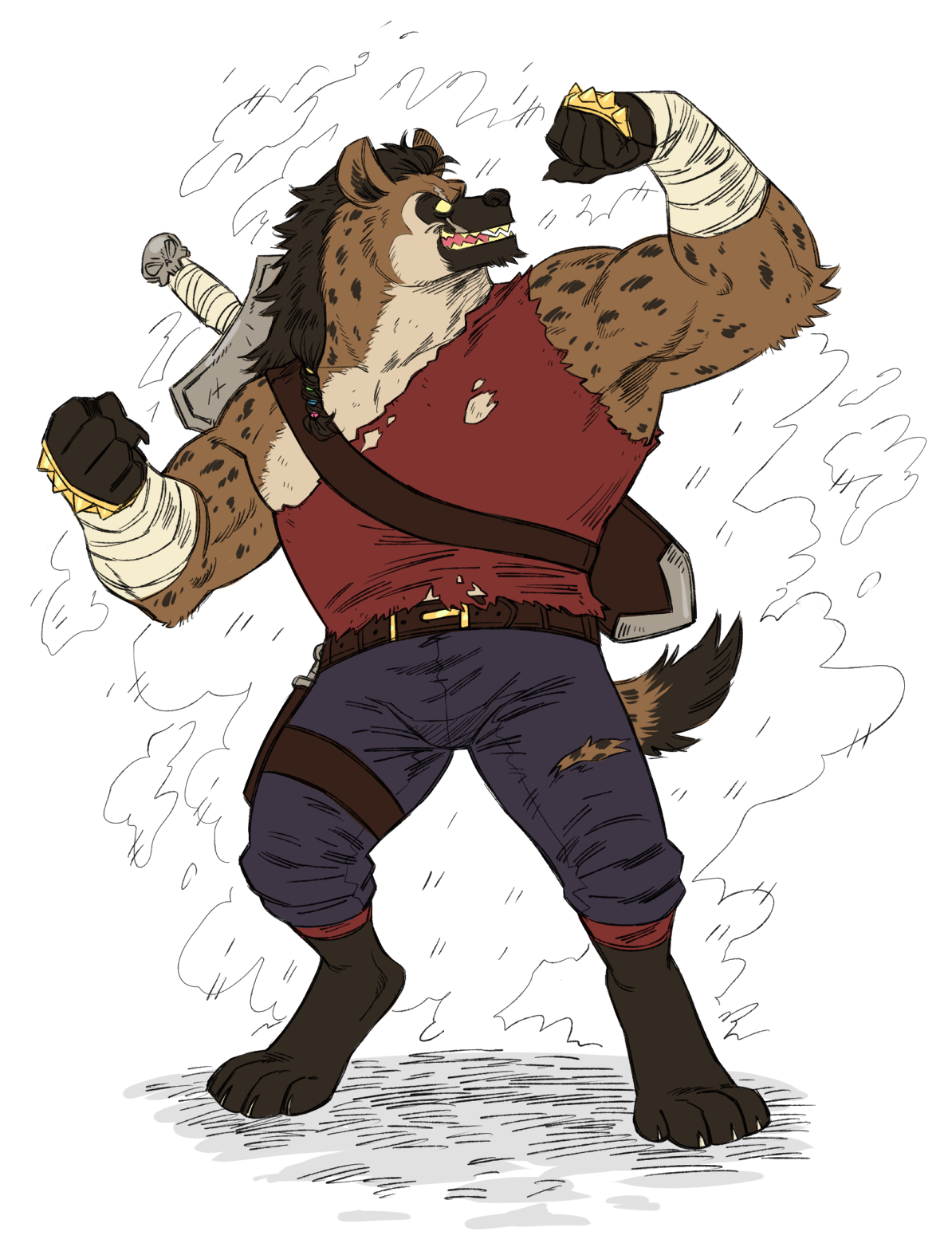 artbygrim:  a batch of flat color comms