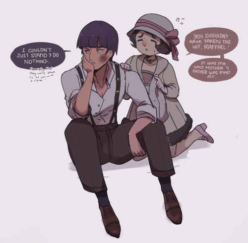 I Like How You Made The Genderbend Cappuccin Couple Way More Contrasting By Giving Raffael A Hawaiian