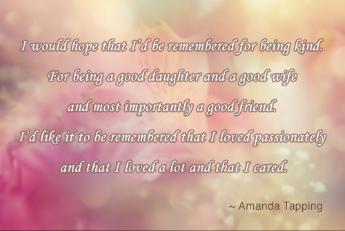 amanda-tapping-ripples:“…So you have to believe that at one point, you’re gonna d
