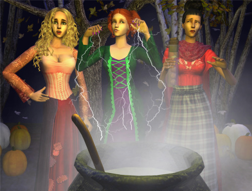 totallymaxis:Happy Autumn and Trick or Treat Simmers! It’s time for our annual Halloween Picture Cha