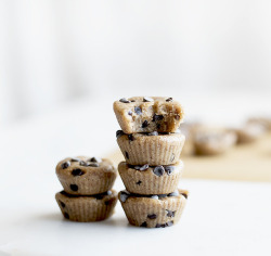 fullcravings:Chocolate Chip Cookie Dough Protein Cups