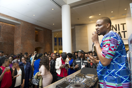 If you’re loving our lobby transformed as a living soundsystem by Tom Sachs: Boombox Retrospective, 