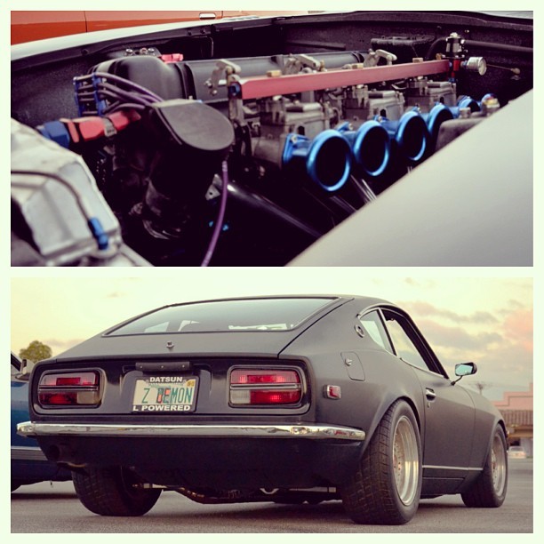 #nissan #datsun #fairladyz #240z #280z #260z #bobsharp #carbureted engine #matteblack - from our #whips feature on www.kwcworld.com (at www.kwcworld.com )