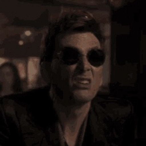 Porn photo incorrect-good-omens:Crowley: *kicks the