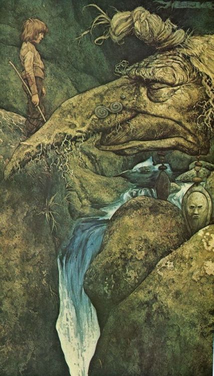 kitsuso:The River Teign (Earth and Water) By Brian Froud