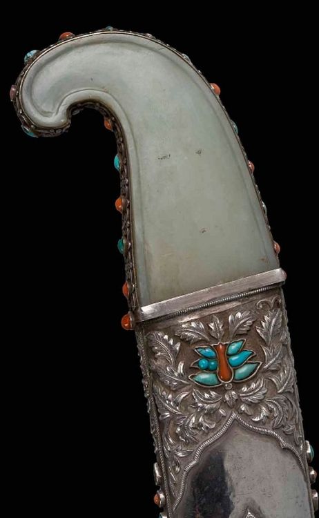 art-of-swords: Ceremonial DaggerDated: circa 1876-1899Culture: China, possibly MongoliaMedium: steel