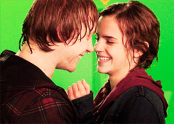 « They were both very nervous. Emma's very smart she decided if she was going to avoid 27 takes she 