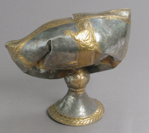 met-medieval-art:The Attarouthi Treasure - Chalice, Medieval ArtMedium: Silver and gilded silverPurc