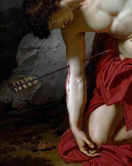 aqua-regia009: St. Sebastian (Detail), 1789.by  François-André Vincent