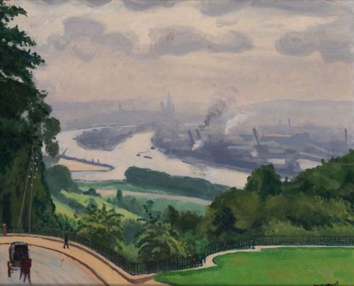 Albert Marquet (1875-1947) Canteleu, Rouen, temps de pluie1927