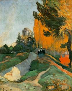 urgetocreate:  Paul Gauguin, Les Alyscamps,