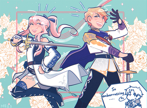 minhtblue:and so the bloodbath begins… good luck in the event everyone! enjoy some white day trio \o/