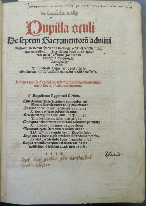 archivalia:EC B9155 510pe (von Penn Provenance Project) Book from Liechtenthal abbey