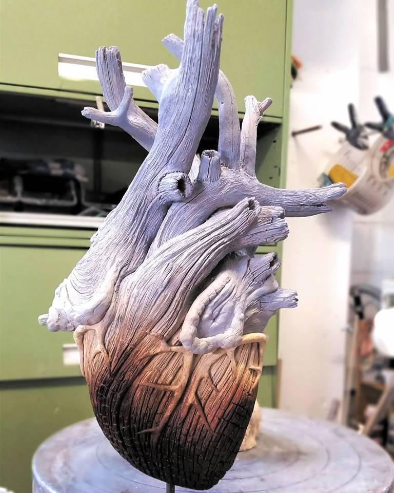crossconnectmag:   Ceramic Sculptures That Look Like Wood by Christopher David White 