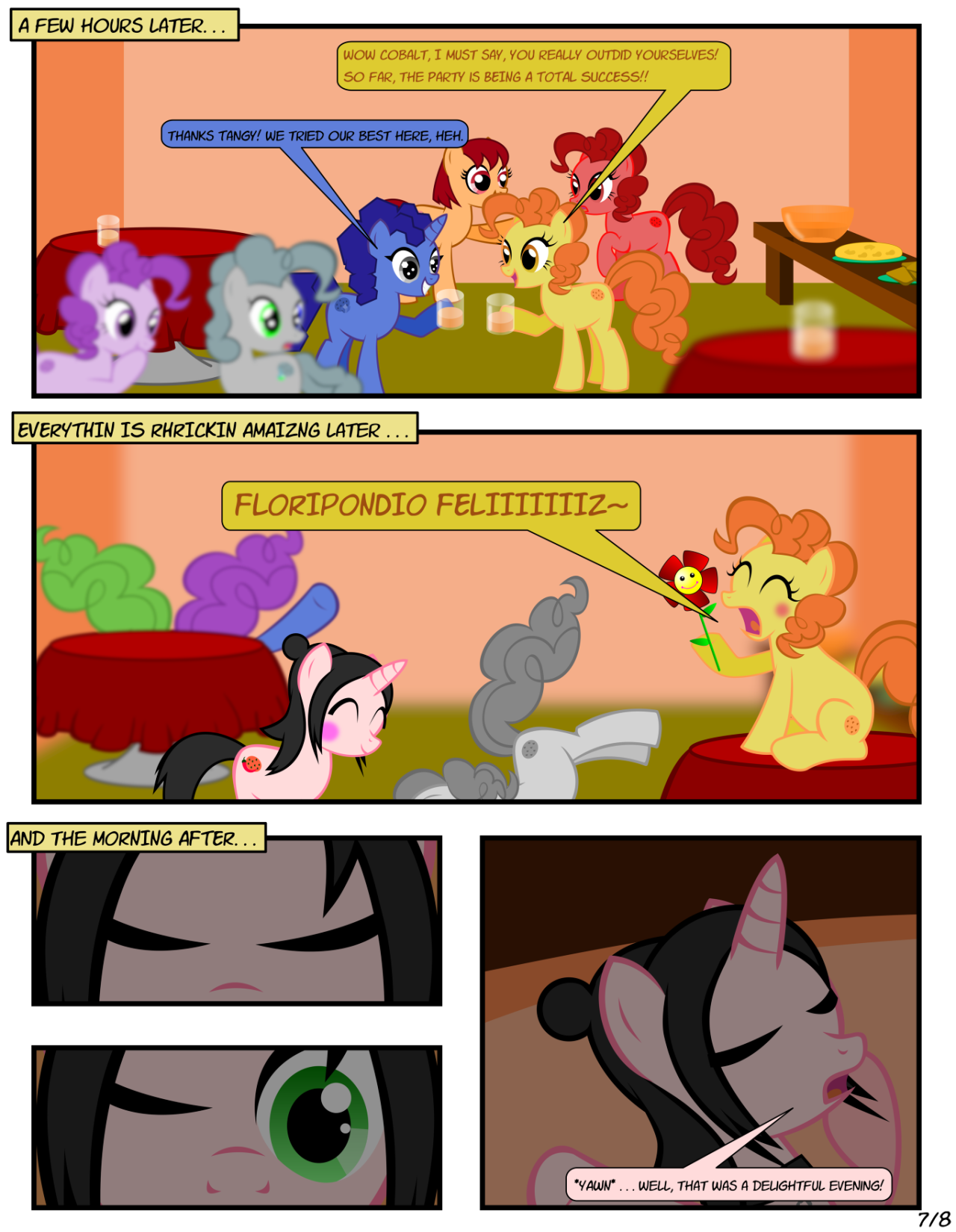 askthecookies:  Comic: Cookie Family Party - Part I  o___o