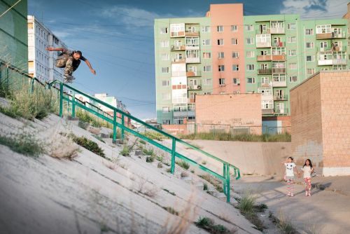 ninewhitebanners:Skateboarding in Mongolia, photos by Percy Dean. ulaanbaatar